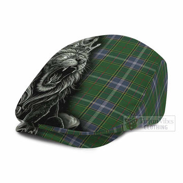 Pringle Tartan Flat Cap, Jeff Cap Roaring Lion Heritage