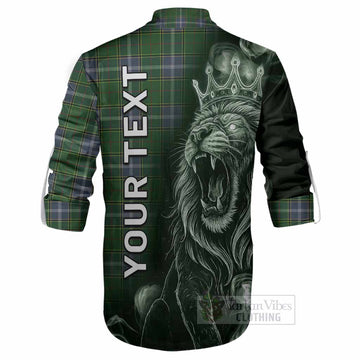 Pringle Tartan Ghillie Shirt Roaring Lion Heritage