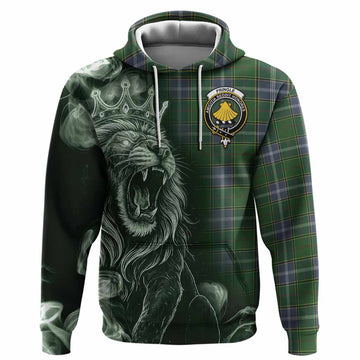 Pringle Tartan Hoodie Roaring Lion Heritage