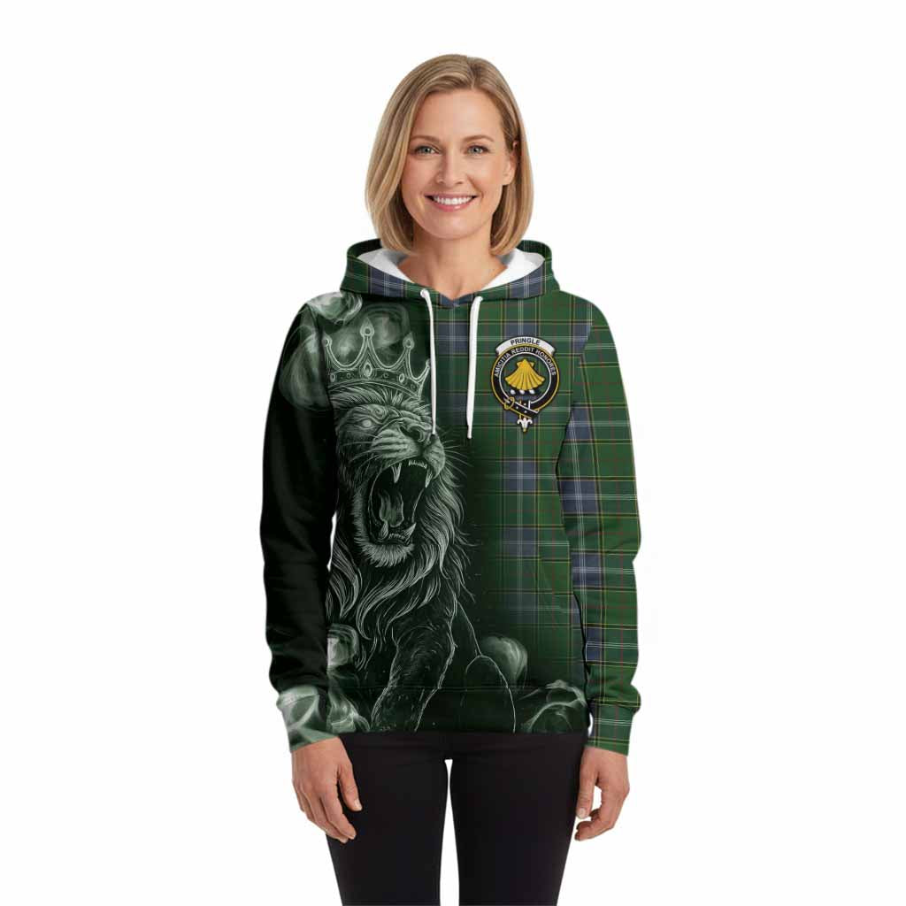 Pringle Tartan Hoodie Roaring Lion Heritage