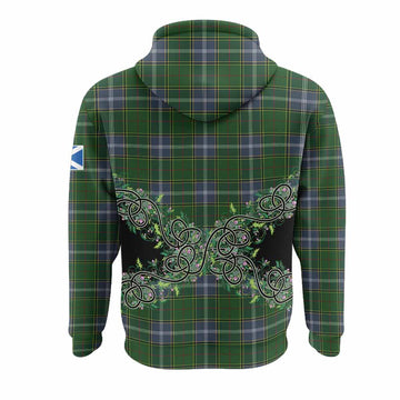 Pringle Tartan Hoodie Thistle Scottish Spirit