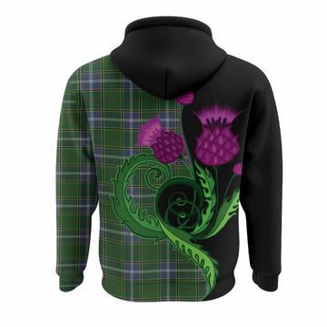 Pringle Tartan Hoodie Traditional Scottish Thistle