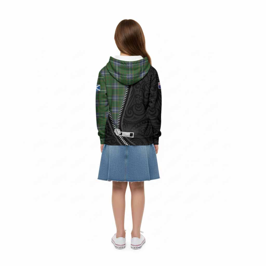 Pringle Tartan Kid Hoodie New Zealand Pattern Unique Zipper Stylized