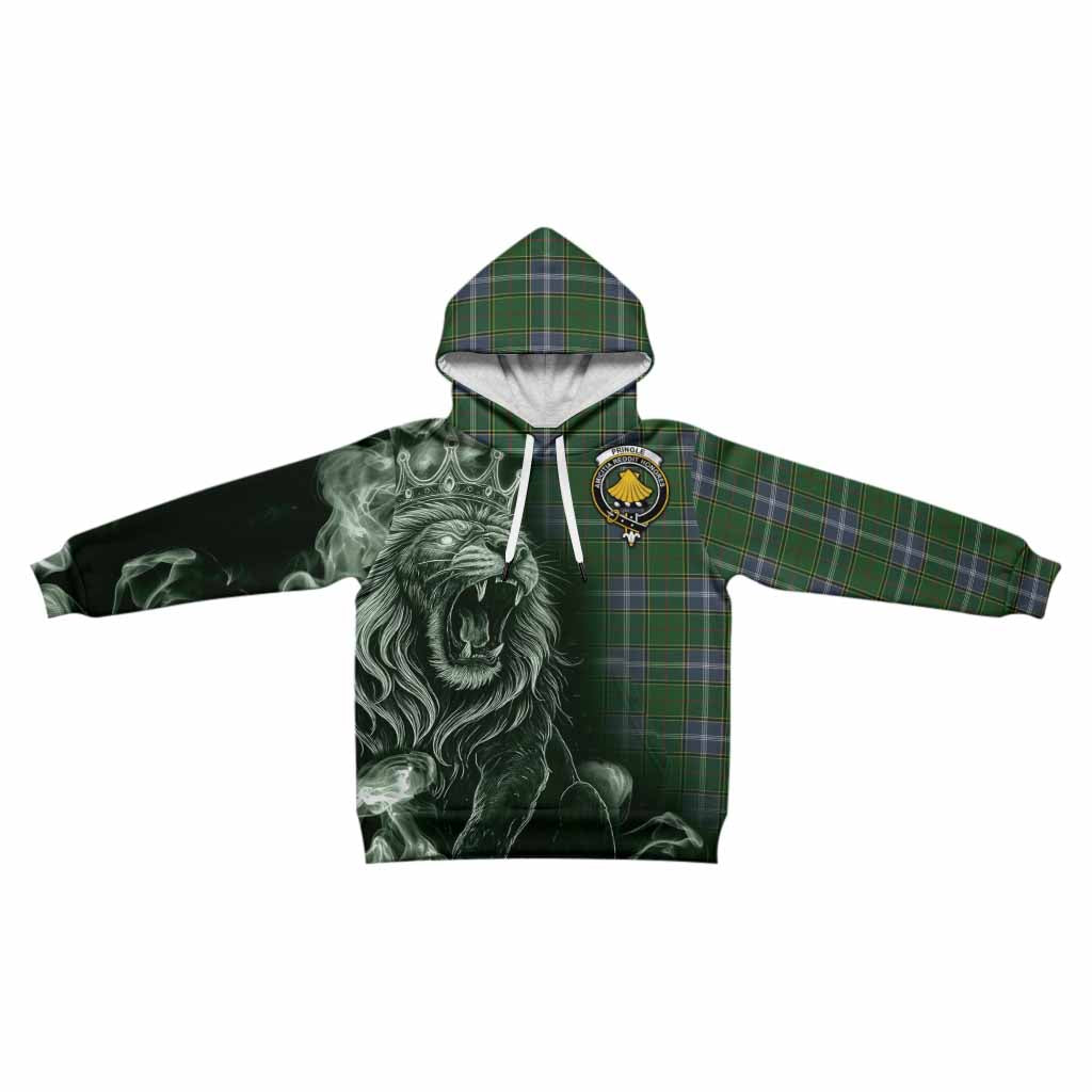 Pringle Tartan Kid Hoodie Roaring Lion Heritage