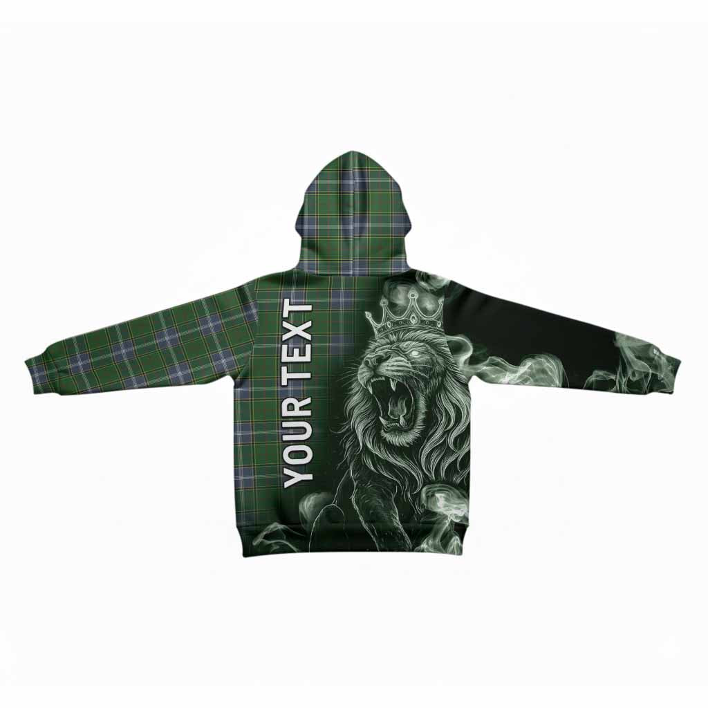 Pringle Tartan Kid Hoodie Roaring Lion Heritage
