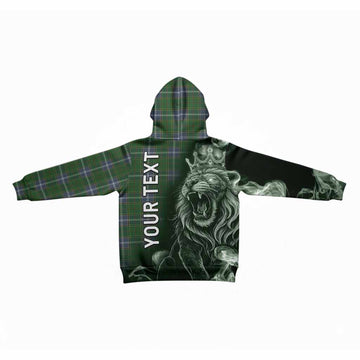 Pringle Tartan Kid Hoodie Roaring Lion Heritage