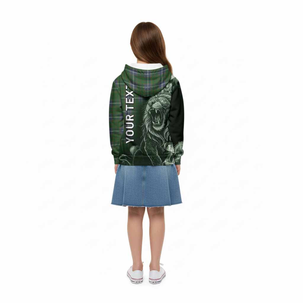 Pringle Tartan Kid Hoodie Roaring Lion Heritage