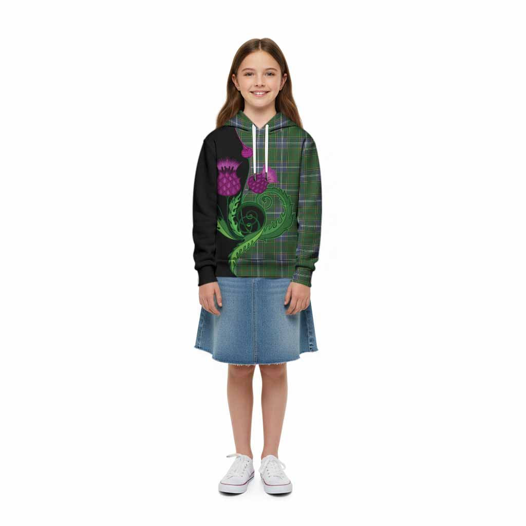 Pringle Tartan Kid Hoodie Traditional Scottish Thistle
