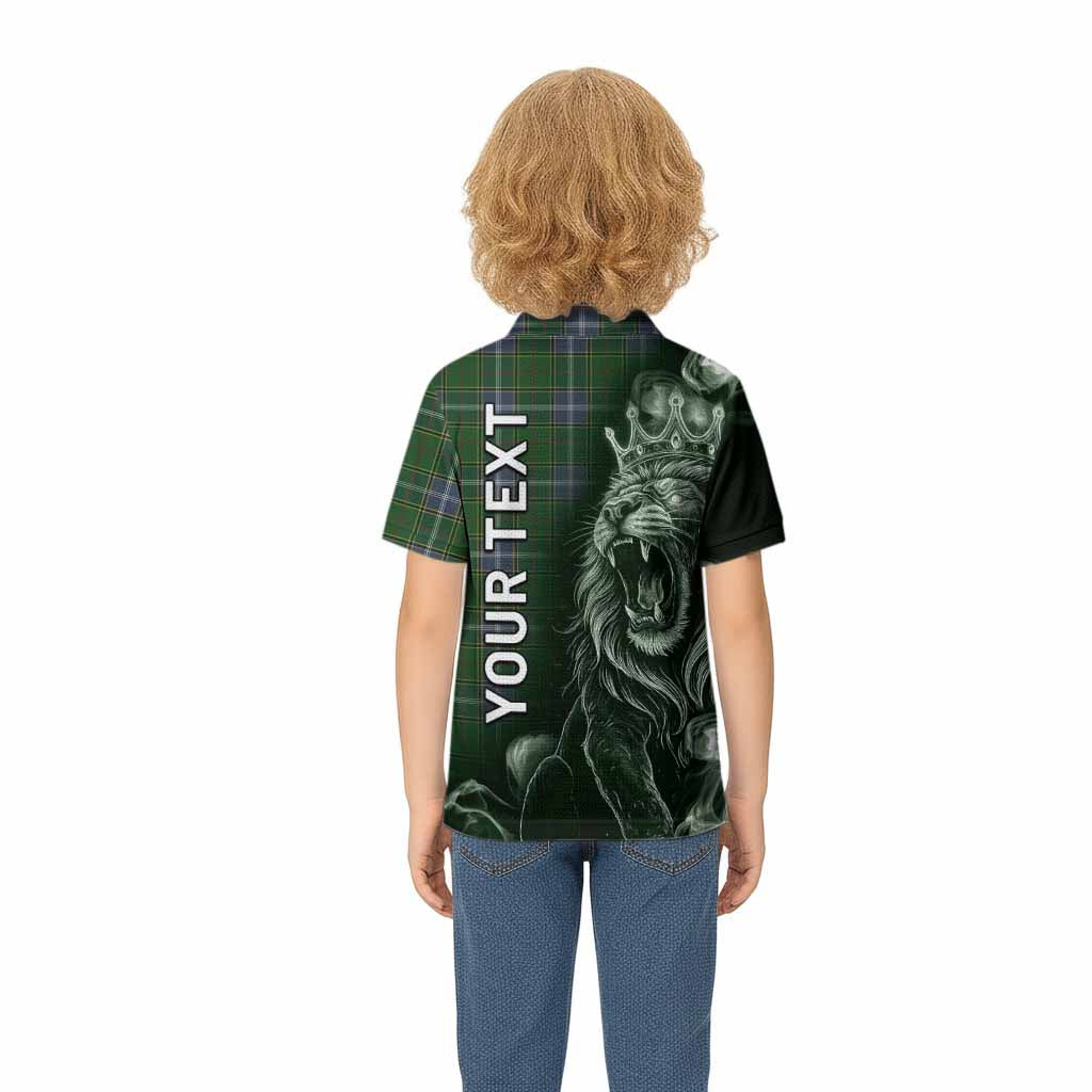 Pringle Tartan Kid Polo Shirt Roaring Lion Heritage