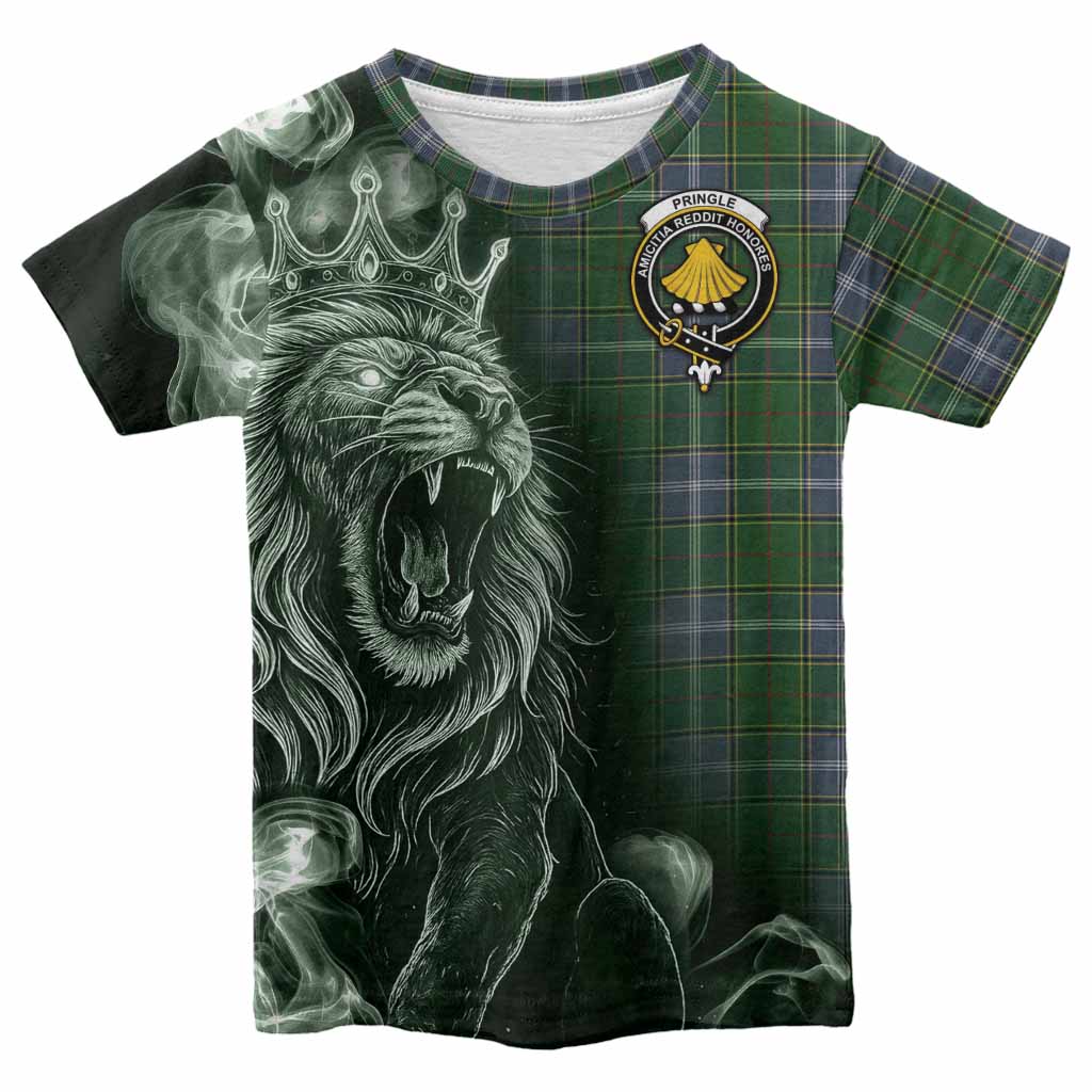Pringle Tartan Kid T-shirt Roaring Lion Heritage