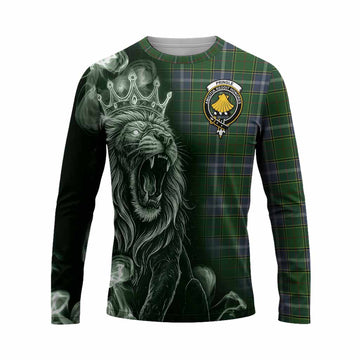 Pringle Tartan Long Sleeve T-Shirt Roaring Lion Heritage