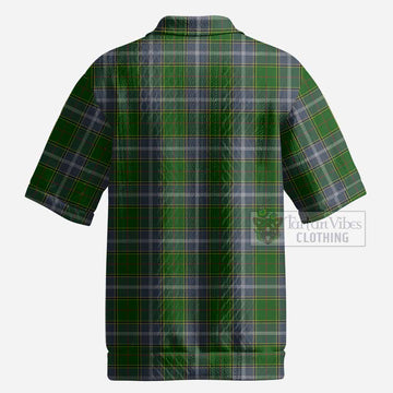 Pringle Tartan Men’s Polo Sweater Top with Family Crest