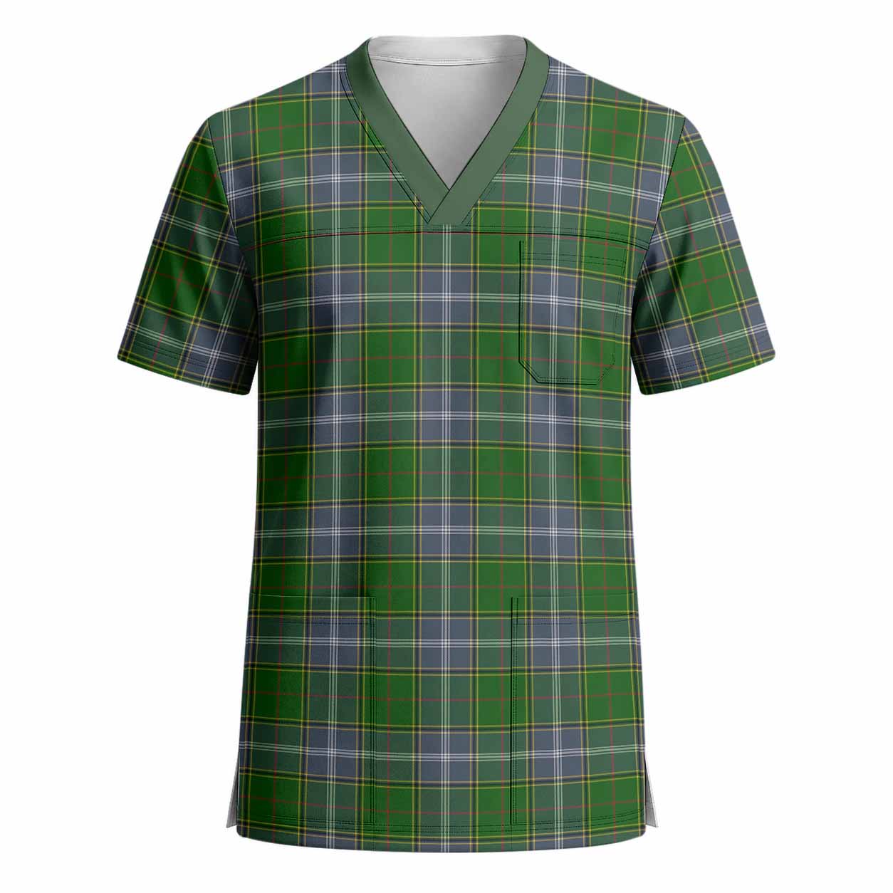 Pringle Tartan Scrub Top - Tartan Vibes Clothing