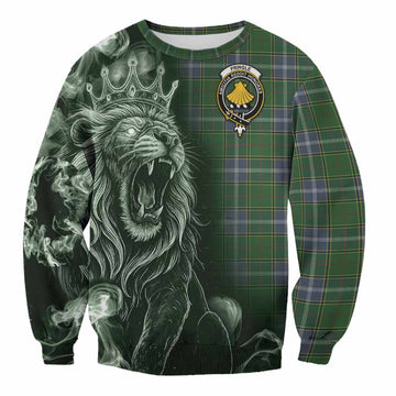 Pringle Tartan Sweatshirt Roaring Lion Heritage