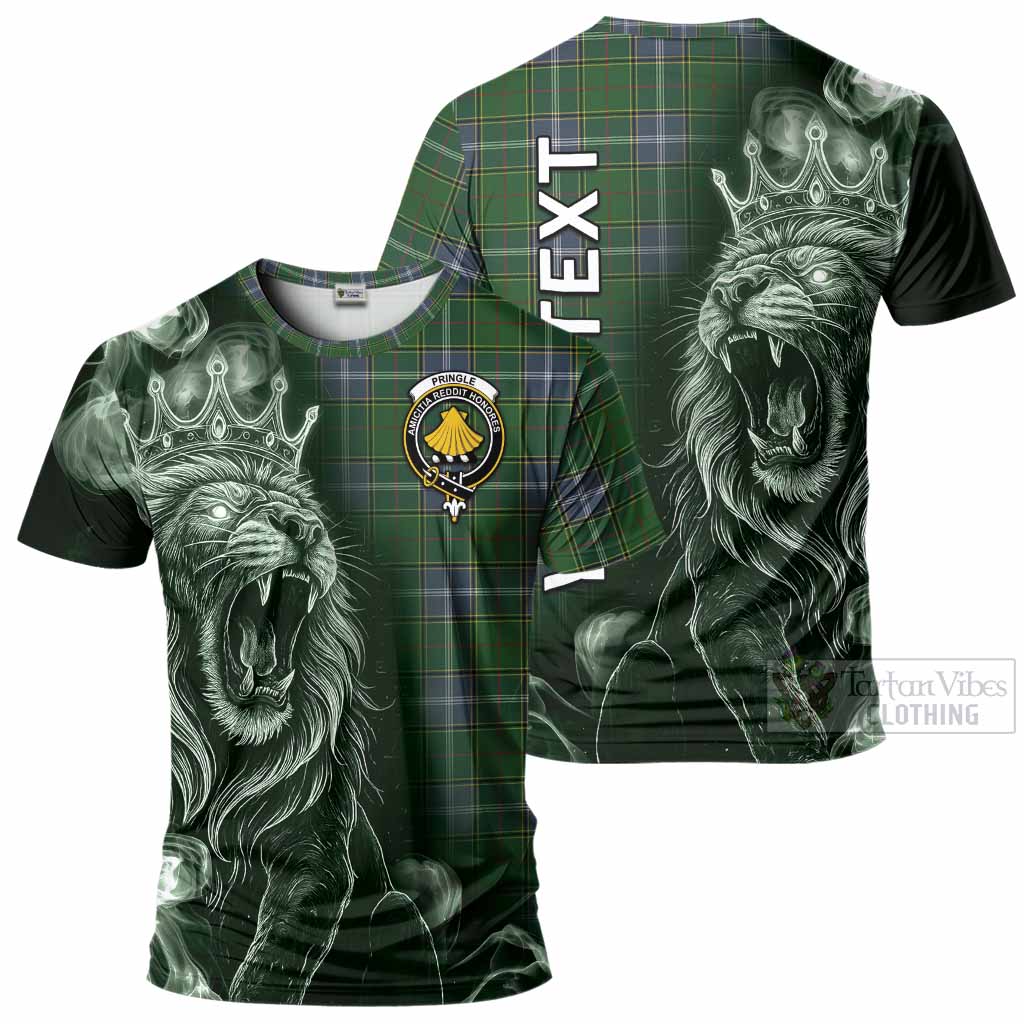 Pringle Tartan T-Shirt Roaring Lion Heritage
