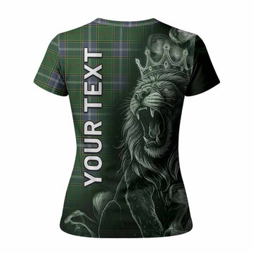 Pringle Tartan Women T shirt Roaring Lion Heritage