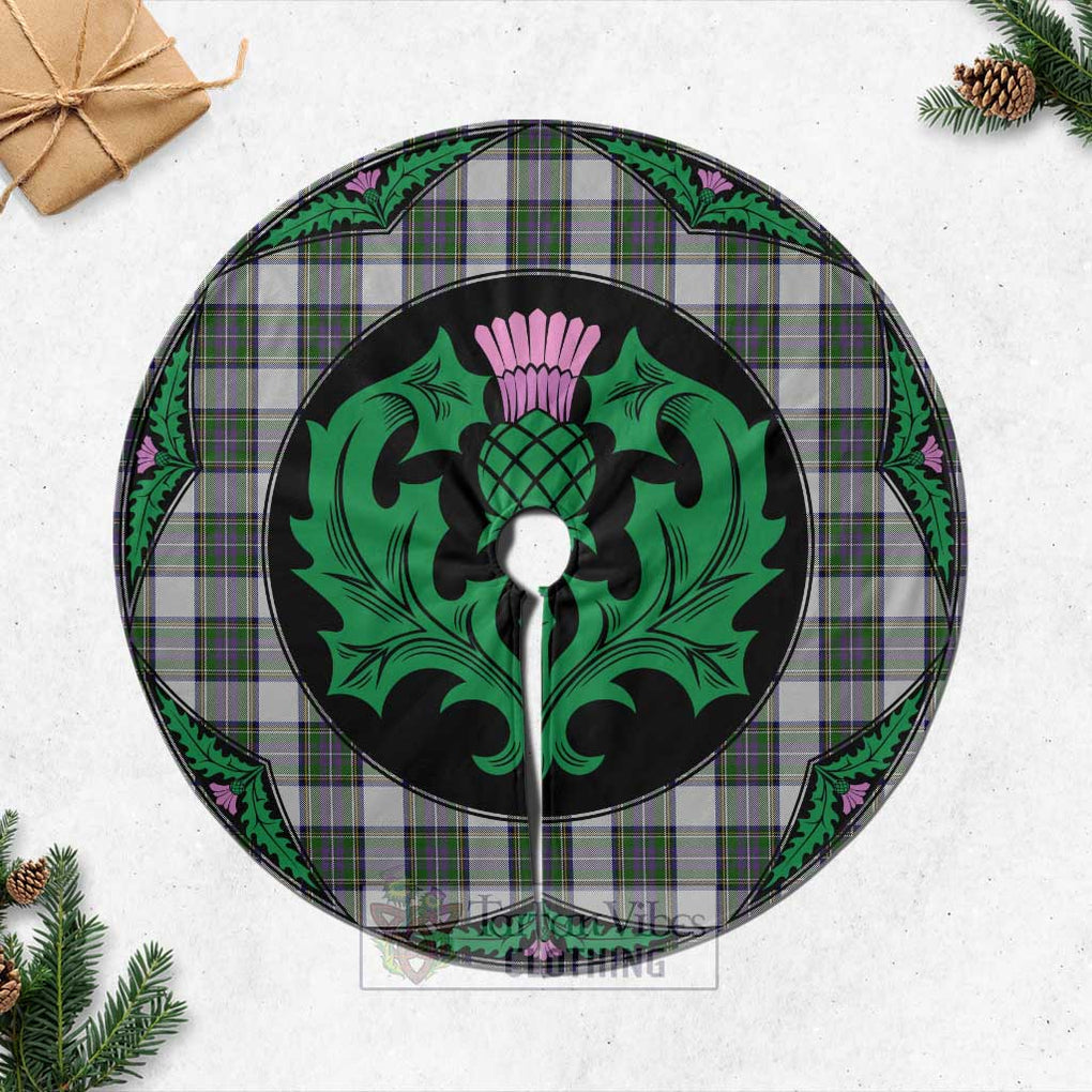 Pritchard Tartan Christmas Tree Skirt Scottish Thistle Style Casual Tree Skirts - Tartan Vibes Clothing