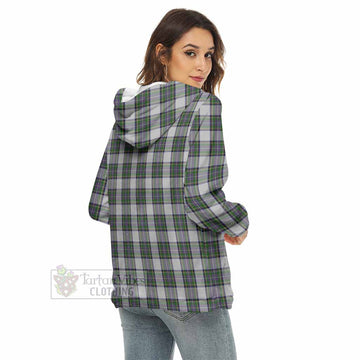 Pritchard Tartan Women's Borg Fleece Hoodie with Half Zip