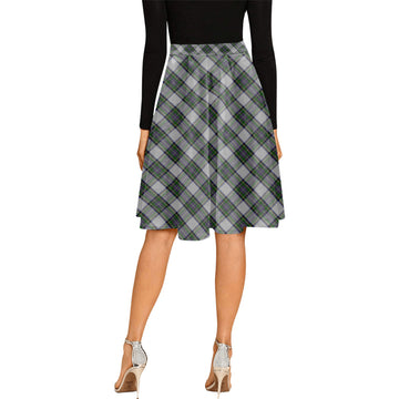 Pritchard Tartan Melete Pleated Midi Skirt Cross Style