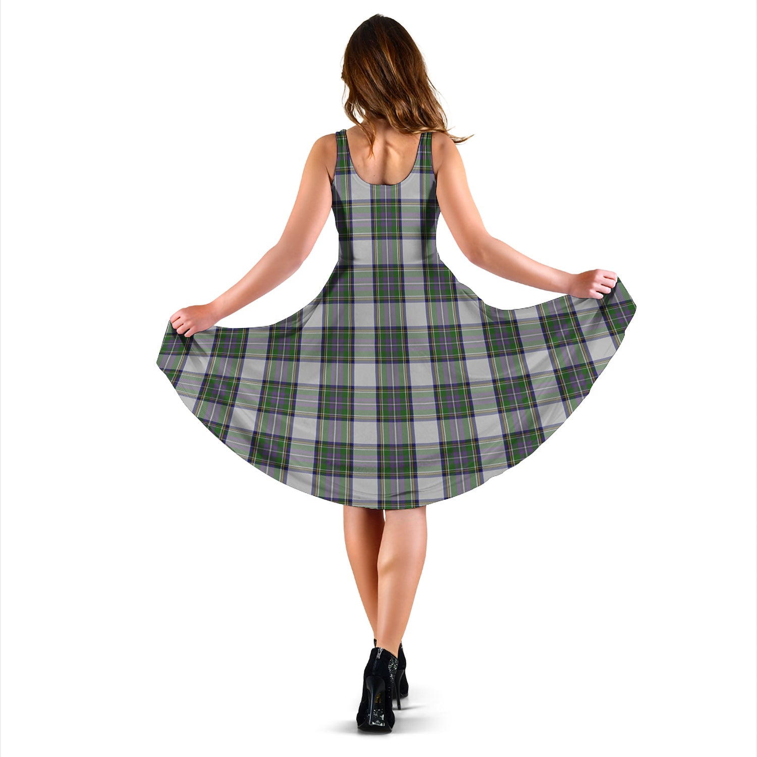 Pritchard Tartan Sleeveless Midi Womens Dress - Tartan Vibes Clothing