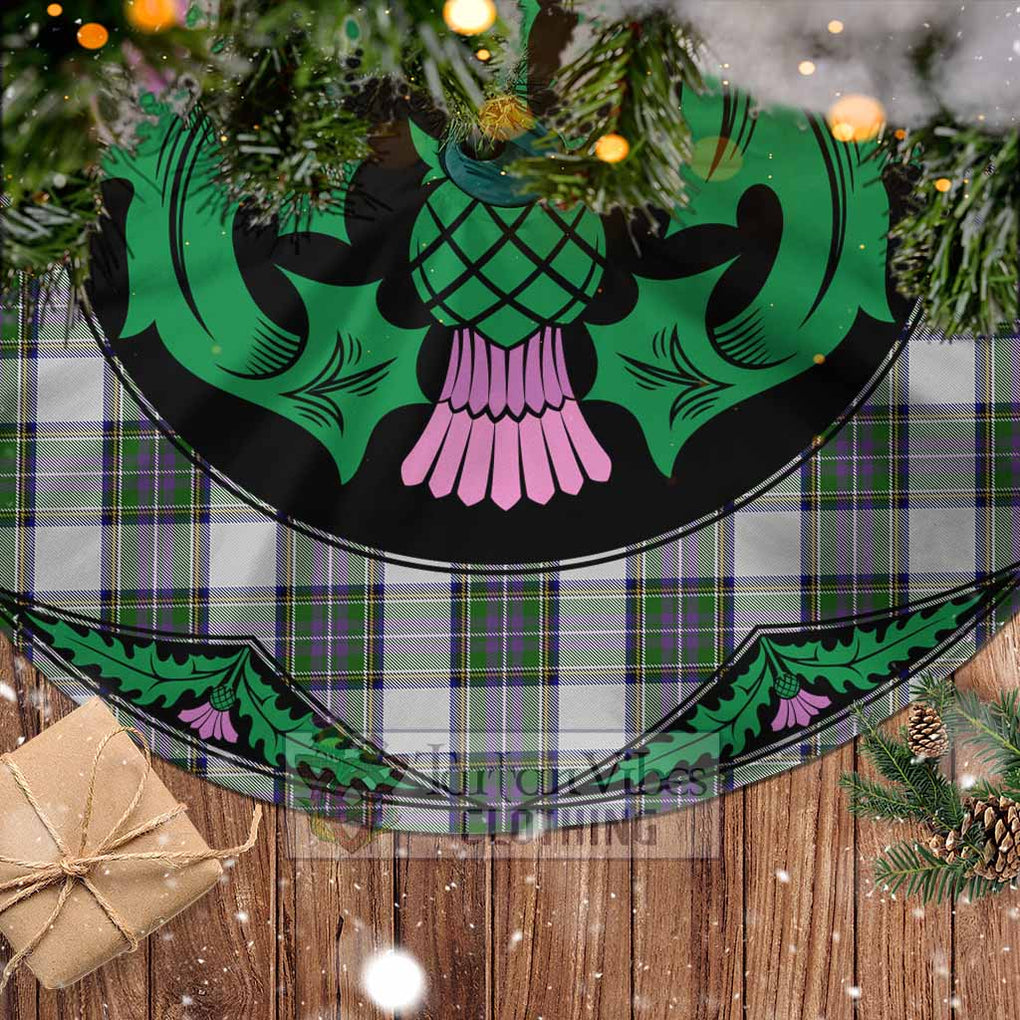 Pritchard Tartan Christmas Tree Skirt Scottish Thistle Style - Tartan Vibes Clothing