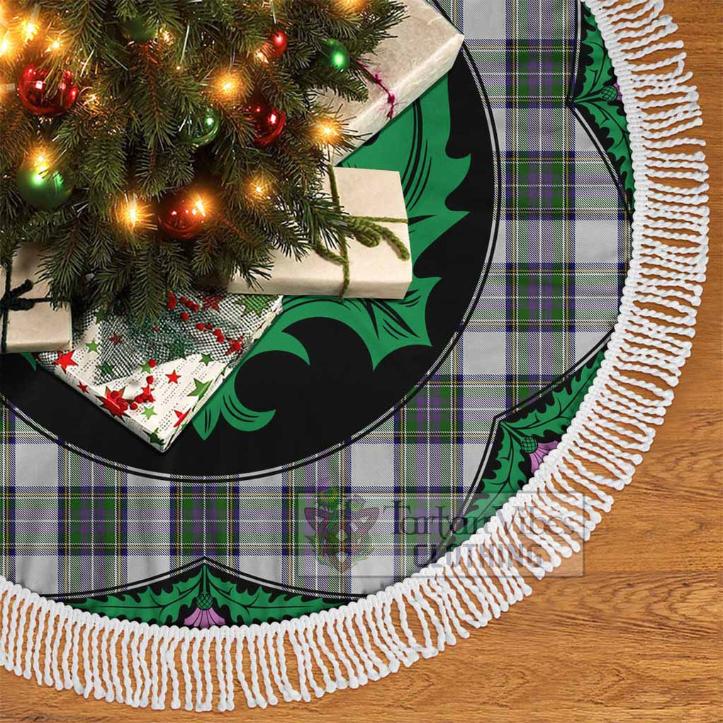 Pritchard Tartan Christmas Tree Skirt Scottish Thistle Style - Tartan Vibes Clothing