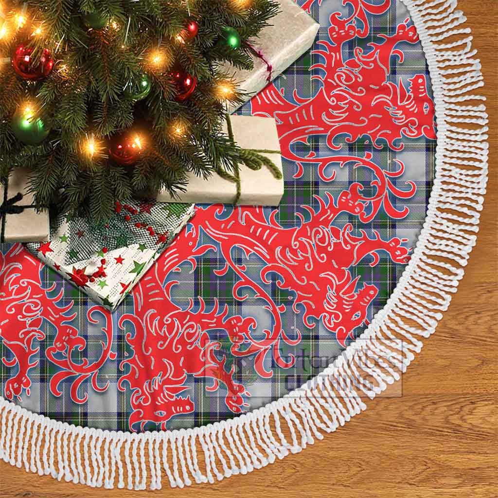 Pritchard Tartan Christmas Tree Skirt Lion Rampant Style - Tartan Vibes Clothing