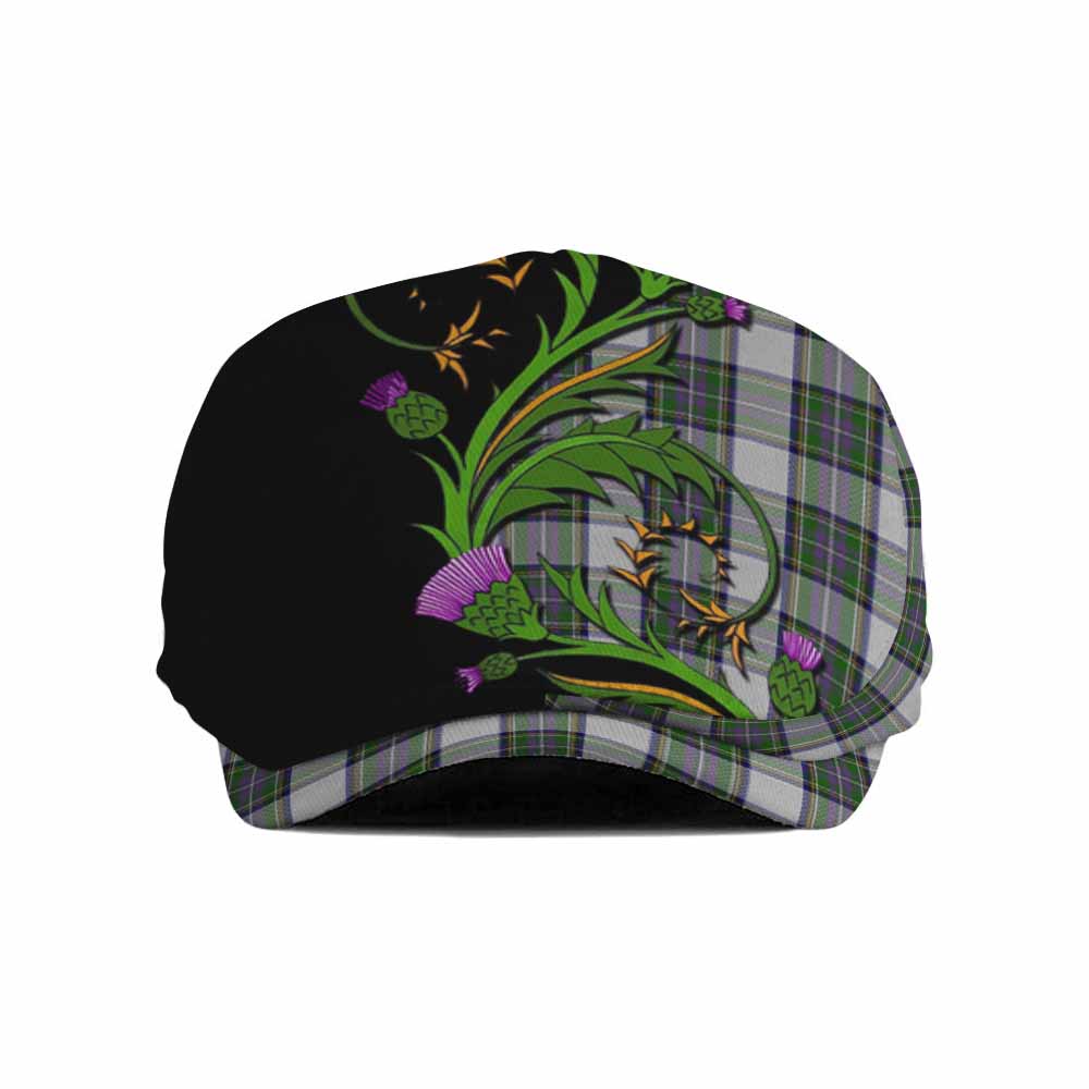 Pritchard Tartan Flat Cap, Jeff Cap Scottish Thistle Pride Heritage Art