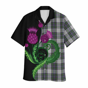 Pritchard Tartan Hawaiian Shirt Traditional Scottish Thistle
