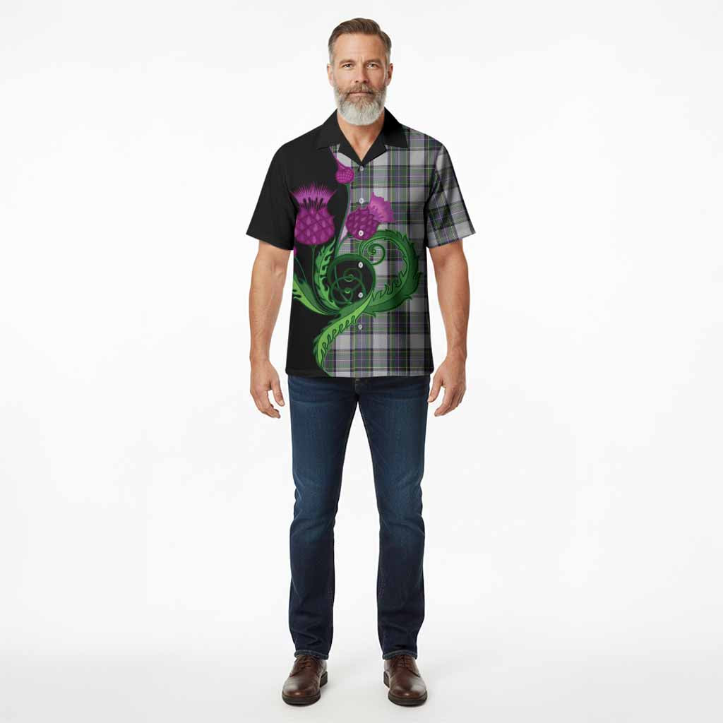 Pritchard Tartan Hawaiian Shirt Traditional Scottish Thistle