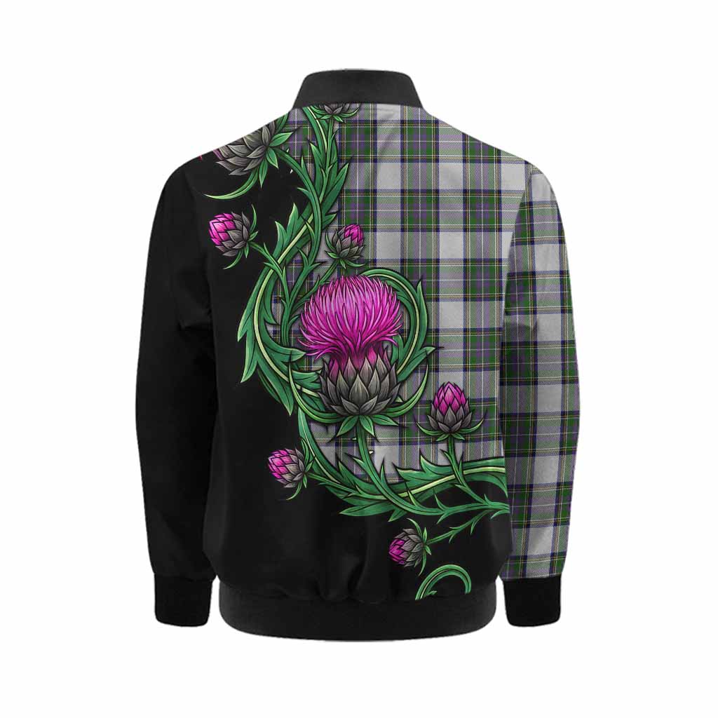 Pritchard Tartan Kid Bomber Jacket Resilient Scottish Thistle Kid - Tartan Vibes Clothing