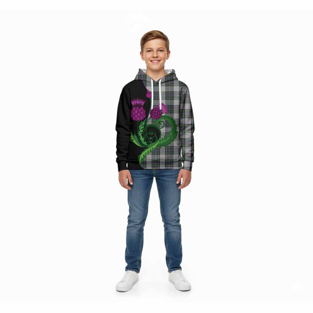 Pritchard Tartan Kid Hoodie Traditional Scottish Thistle
