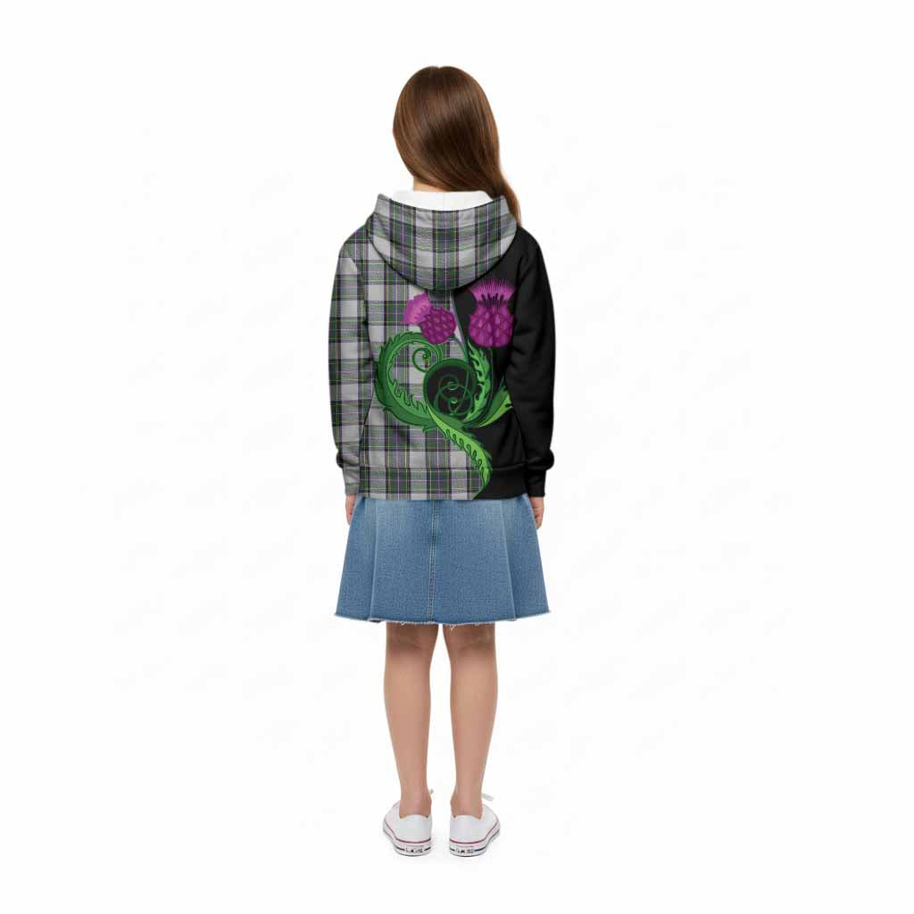 Pritchard Tartan Kid Hoodie Traditional Scottish Thistle