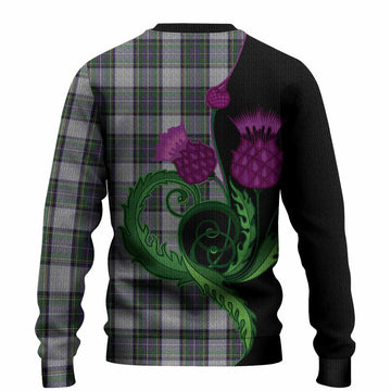 Pritchard Tartan Knitted Sweater Traditional Scottish Thistle