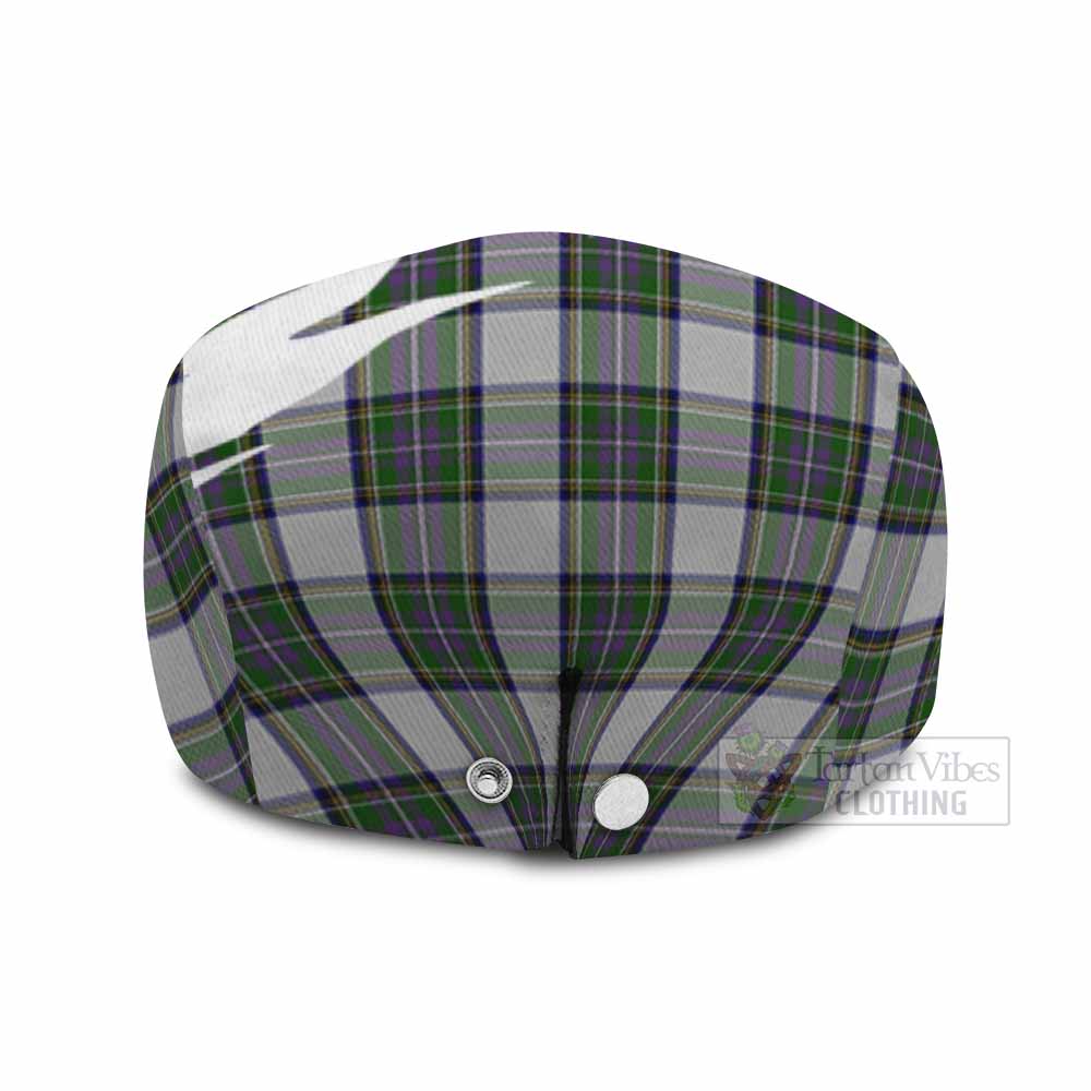 Pritchard Tartan Loch Ness Monster Scottish Heritage Art Flat Cap, Jeff Cap
