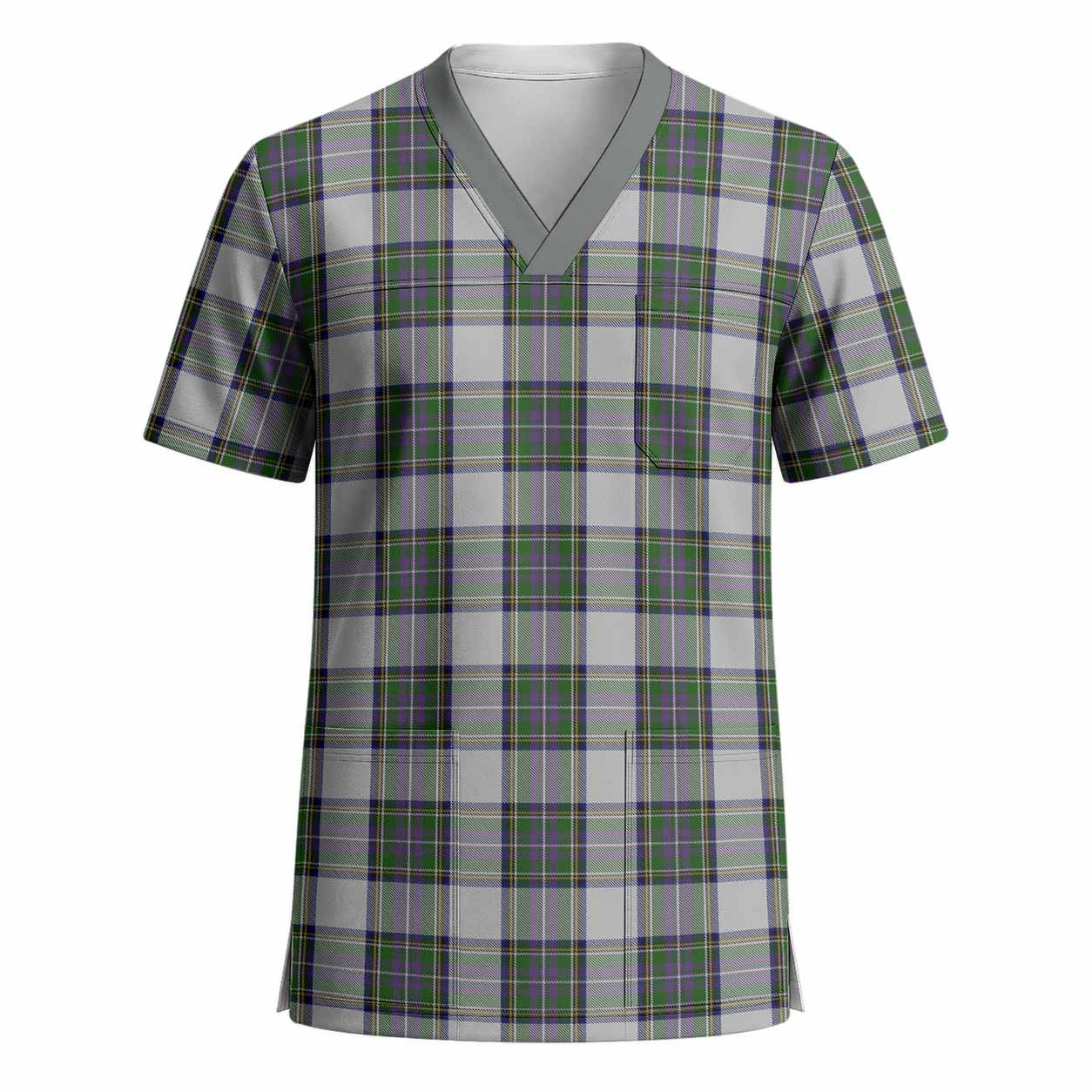 Pritchard Tartan Scrub Top - Tartan Vibes Clothing
