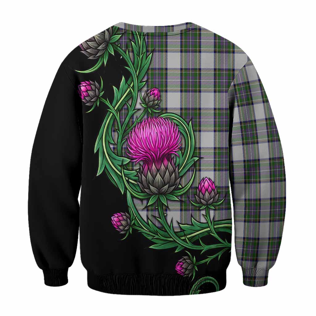 Pritchard Tartan Sweatshirt Resilient Scottish Thistle - Tartan Vibes Clothing