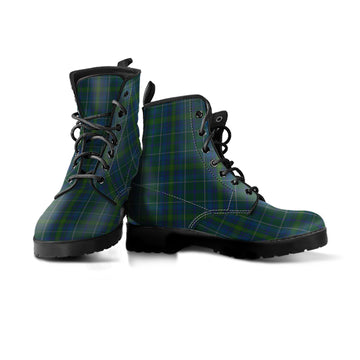 Protheroe of Wales Tartan Leather Boots