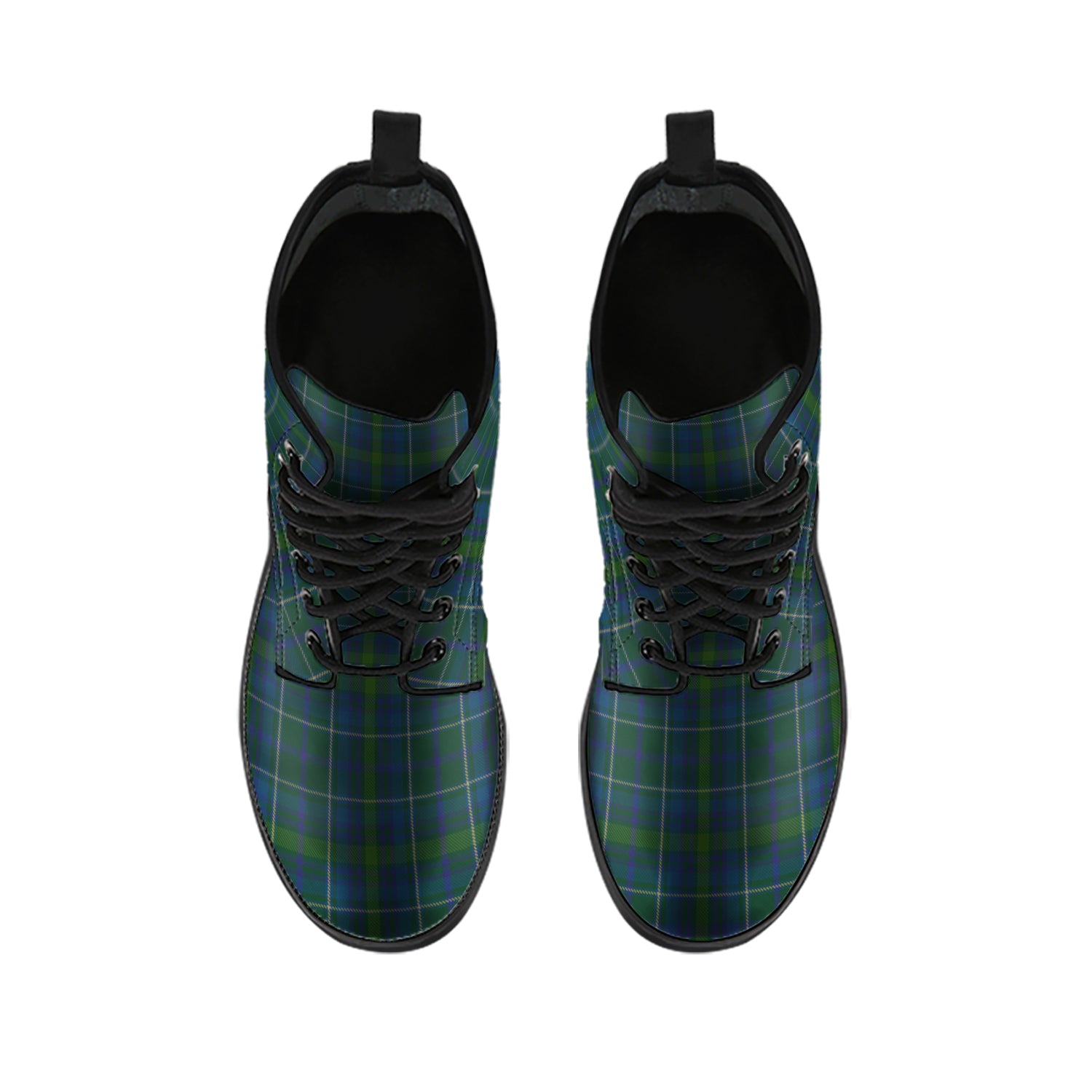 Protheroe of Wales Tartan Leather Boots - Tartan Vibes Clothing