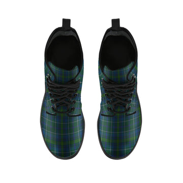 Protheroe of Wales Tartan Leather Boots