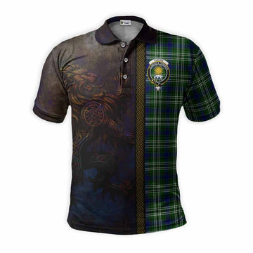 Purves Tartan Family Crest Polo Shirt Alba Gu Brath Be Brave Lion Ancient Style Kid - Tartan Vibes Clothing