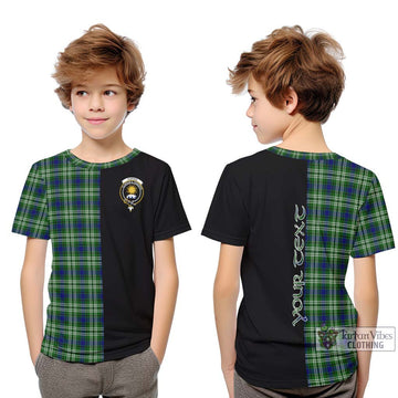 Purves Tartan Kid T-Shirt with Family Crest and Half Of Me Style Youth XL Size14 - Tartan Vibes Clothing