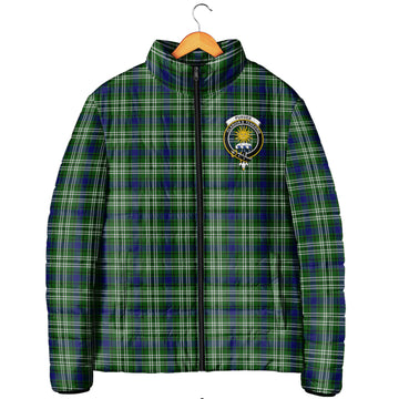 Purves Tartan Padded Jacket with Family Crest