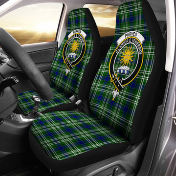 Purves Tartan Car Seat Cover with Family Crest One Size - Tartan Vibes Clothing