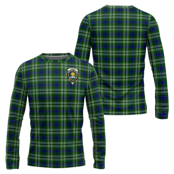 Purves Tartan Long Sleeve T-Shirt with Family Crest Unisex - Tartan Vibes Clothing