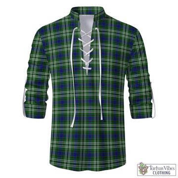 Purves Tartan Men's Scottish Traditional Jacobite Ghillie Kilt Shirt - Tartan Vibes Clothing