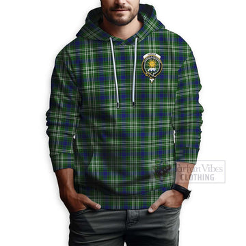 Purves Tartan Hoodie with Family Crest Celtic Skull Style - Tartan Vibes Clothing