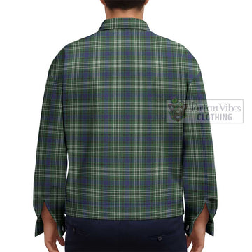 Purves Tartan Unisex Lapel Cotton Jacket - Tartan Vibes Clothing