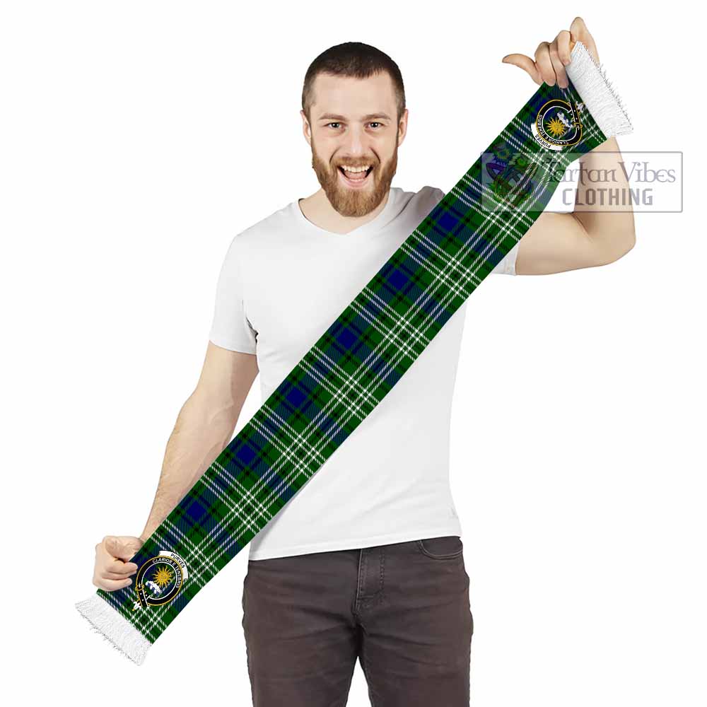 Purves Tartan Ruffneck Scarf with Family Crest - Tartan Vibes Clothing