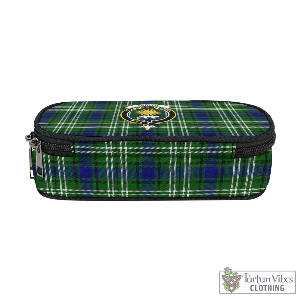 Purves Tartan Pen and Pencil Case with Family Crest - Tartan Vibes Clothing
